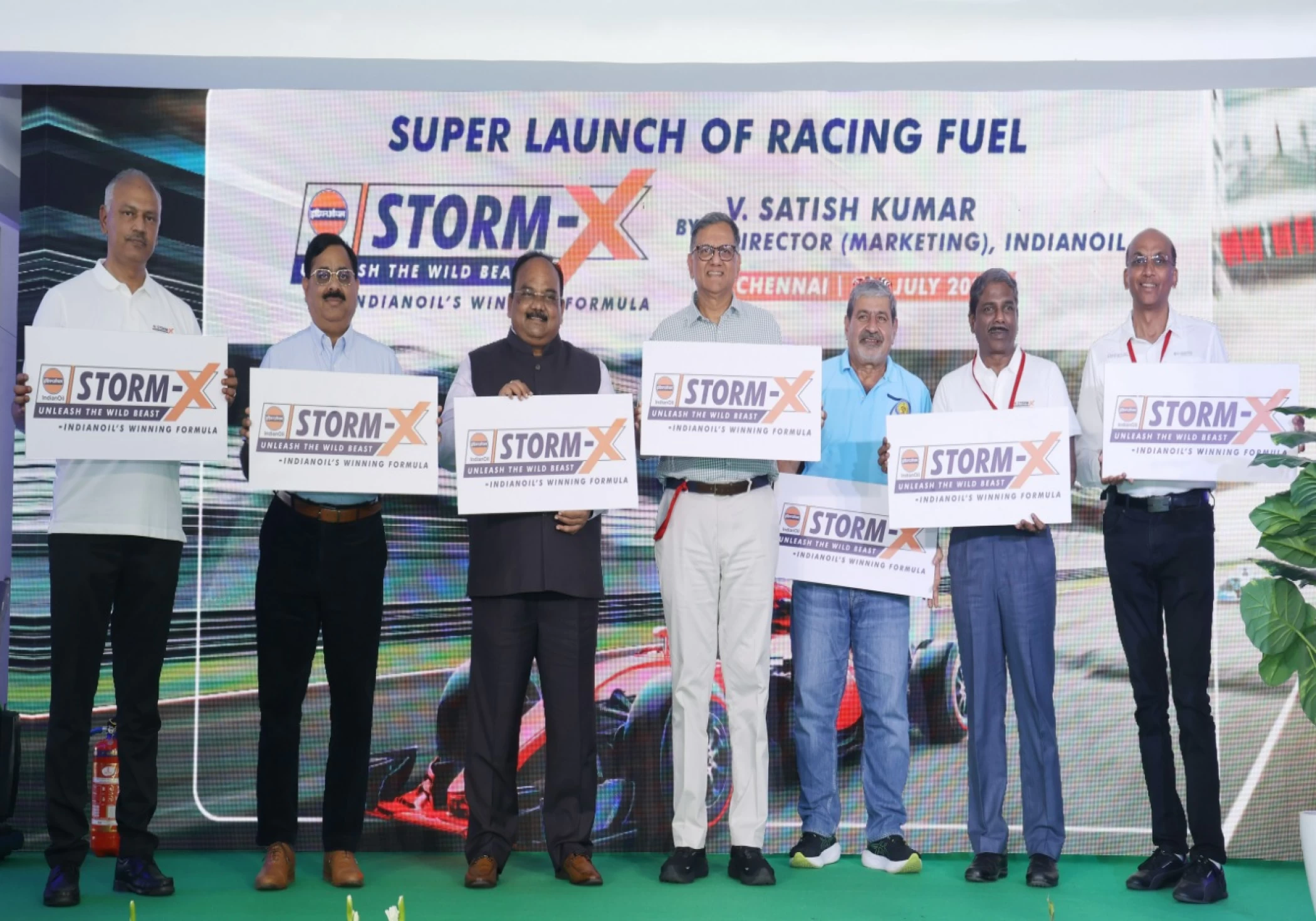 IndianOil launches STORM-X racing fuel at Madras International Circuit